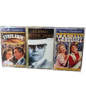 Cassette Tape Bundle Brand New-STATE FAIR-CAROUSEL- Classic Elton John